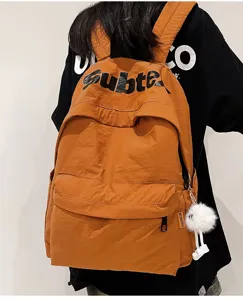 Zaino casual in stile giapponese da donna di grande capacità borsa per la scuola moderna.