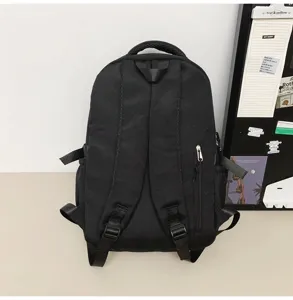 Retro versatile anti-burden backpack college style high school student bookbag large capacity