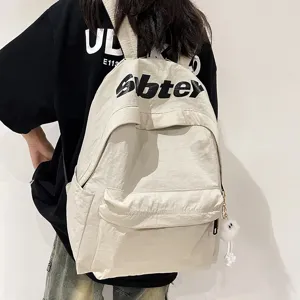 Zaino di Grande Capacità in Stile Giapponese per Donne Studenti di Scuole Superiori Impermeabile Durevole Borsa Casual