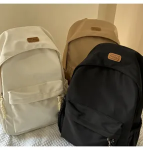 Korean style high school campus backpack casual daily student daypack stylish school bag