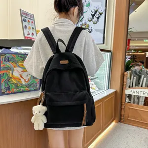 Large Capacity Nylon Casual Backpack Ins Style School Bag Waterproof Travel Daypack For Women Student
