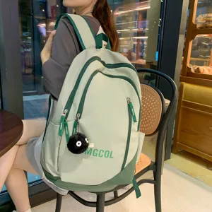Large Capacity Student Schoolbag Nylon Casual Backpack Waterproof School Backpack For Teenagers Girls