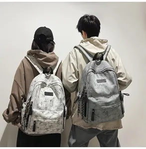 Japanese campus simple versatile backpack large capacity school bag for students and teens
