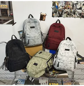 Japanese campus style backpack large capacity casual bookbag for students multi color durable