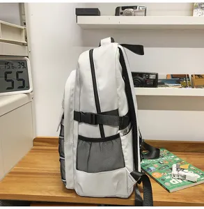 Large capacity school backpack for students, lightweight ergonomic design for boys and girls.