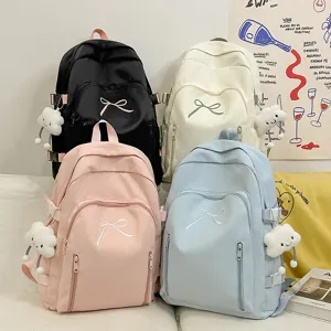 Japanese cute girl schoolbag student backpack large capacity travel casual daily book bag