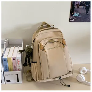 Casual waterproof student backpack large capacity casual rucksack travel daypack for daily use