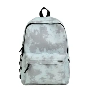 Casual tie-dye school backpack for women and students, lightweight 16-inch laptop daypack.
