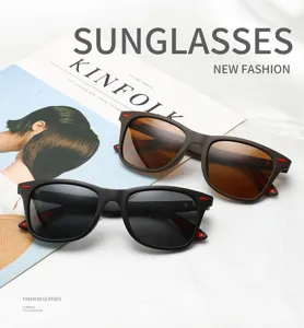 Polarized sunglasses for men and women, TR90 frame, UV400 protection, stylish eyewear.
