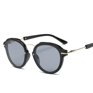 Fashion Metal Round Frame Sunglasses Women Men Trend Retro Vintage Sun Glasses Outdoor Casual Eyewear