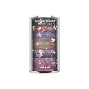 Set de rubans adhésifs washi style coréen 6 rouleaux décoratifs pour carnet DIY loisirs