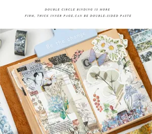 Ensemble de rubans Washi bronzants série florale Journal Scrapbook Autocollants Déco DIY