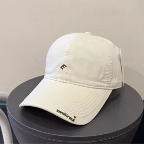 Korean style minimalist embroidered soft top baseball cap casual sun hat for daily wear