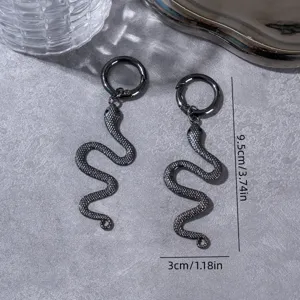 Gothic retro metal snake shoe charms pendant gothic style metal boot decoration accessories