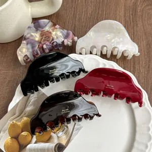 French Chic Acetate Hair Claw Clip Elegant Medium Shark Clip Hair Accessories For Women Daily Styling Hair Jewelry