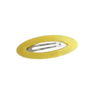 Korean style hollow oval acetate hair clip for women fashionable hair accessories