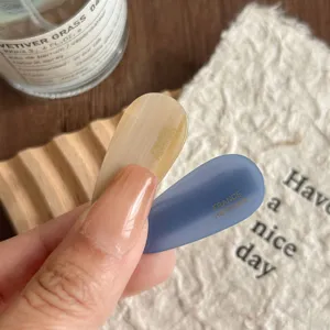 Chic cellulose acetate drop hair clip cute side fringe hairpin for women spring