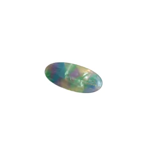 Colorful acetate oval hair clip for women elegant side clip duckbill hair accessory