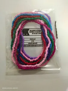 Ensemble de bracelets de cheville en perles colorées bohème, bijoux de pied élastiques.