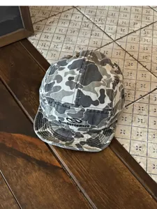 Casquette de baseball tactique streetwear rétro camouflage à bord court 5 panneaux unisexe