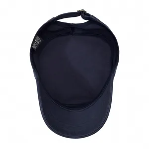 Classic navy blue cotton flat cap for men and women, comfortable solid color sun protection hat.