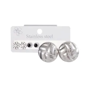 Edelstahl geometrische Ohrringe Set, Vintage Mode Ohrstecker fur Damen Alltag Party.