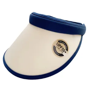 Anti-UV empty top sun visor hat for women, breathable summer sports sun protection cap.