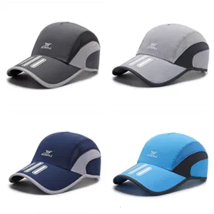 Men's Quick Drying Breathable Baseball Cap Outdoor Sports Sun Protection Hat Summer Mesh Adjustable Snapback Cap