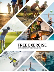 Outdoor sports sunglasses detail view showcasing cycling running skiing fishing versatile usage.
