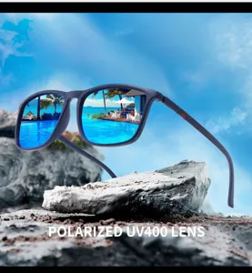 Lunettes de soleil polarisées homme femme protection UV400 rétro conduite pêche sport