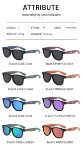 Lunettes de soleil polarisées Coupe du Monde 2026 homme femme UV400 conduite pêche.