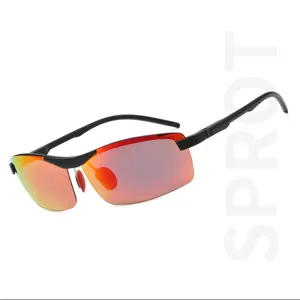 Polarisierte Sportsonnenbrille für Damen und Herren, UV-Schutz für Autofahren und Angeln.