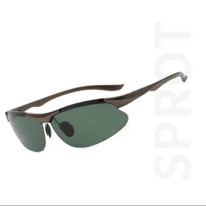 Men's polarized aluminum magnesium sports sunglasses UV400 outdoor driving fishing glasses