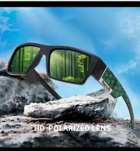 Polarized fishing sunglasses for outdoor sports, UV400 protection for driving and cycling.