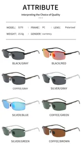 Outdoor polarisierte Sonnenbrille für Damen und Herren, leichtes PC-Gestell, UV-Schutz.