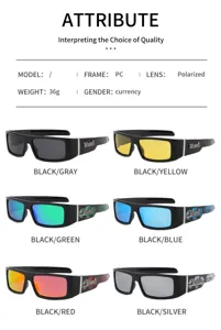 Men women polarized sports sunglasses UV protection outdoor driving cycling fishing eyewear