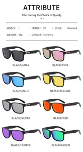Polarized sports sunglasses with PC frame and UV400 protection for outdoor driving and cycling!