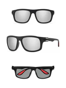 Men sports sunglasses UV protection cycling eyewear outdoor driving sun glasses black frame