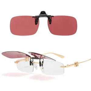 Men Polarized Sunglasses Clip-On UV400 Outdoor Fishing Driving Sun Glasses Anti-Glare Day And Night Vision Eyewear