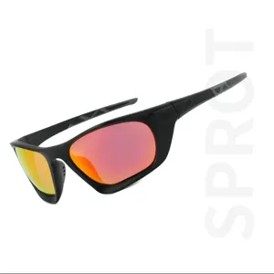 Unisex cycling polarized sunglasses with colourful lenses for outdoor sports and fishing.