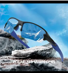 Cross-border outdoor polarized UV400 sports sunglasses for cycling, driving, and fashion.