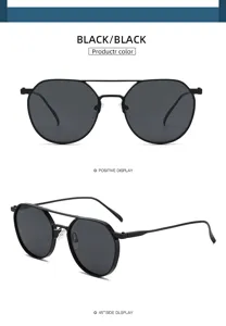 Men's Metal TAC Polarized Sunglasses Double Bridge Aviator Driving Outdoor Sports Eyewear
