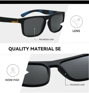 Herren polarisierte Sonnenbrille Outdoor Sport Radfahren Retro Sonnenbrille UV Schutz.