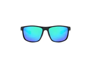 Outdoor polarized sunglasses for men and women, square frame, ideal for cycling and fishing.