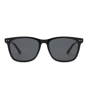 Lunettes de soleil polarisées TR90 tendance pour homme et femme, grand cadre vintage anti-UV.