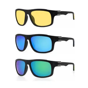 Men's Polarized Sports Sunglasses UV400 Outdoor Cycling Fishing Driving Sun Glasses TAC Lens PC Frame Fashion Eyewear