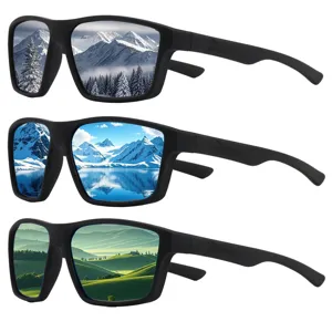 Unisex Polarized Sports Sunglasses Outdoor Driving Cycling Fishing UV400 Protection PC Frame TAC Lens
