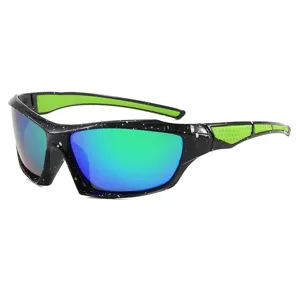 Polarized sports sunglasses for men, outdoor fishing and cycling glasses with UV protection.