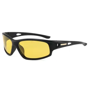 Polarized Sports Sunglasses for Men Women Outdoor Cycling Driving Fishing Glasses Yellow Lenses
