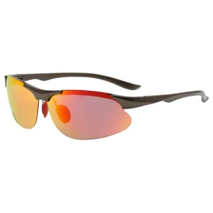 Men's polarized aluminum magnesium sunglasses colorful UV400 running for outdoor fishing